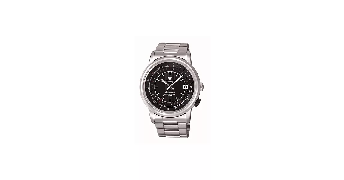 【J.SPRINGS】Modern-Classic自動上鍊機械錶款 (銀/黑 JSBEA009)