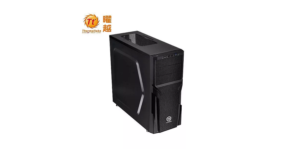 Thermaltake 曜越 VERSA H21 中直立電腦機殼黑色