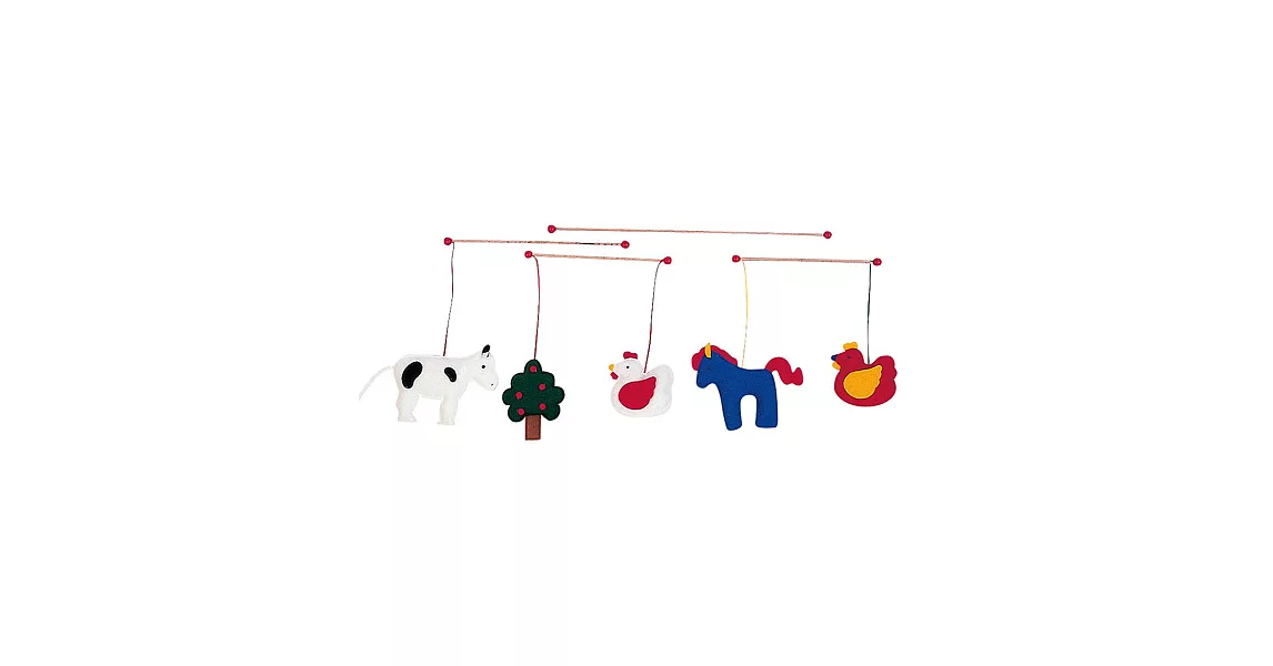 法國童思樂 室內吊飾 - 農場動物布偶系列農場動物