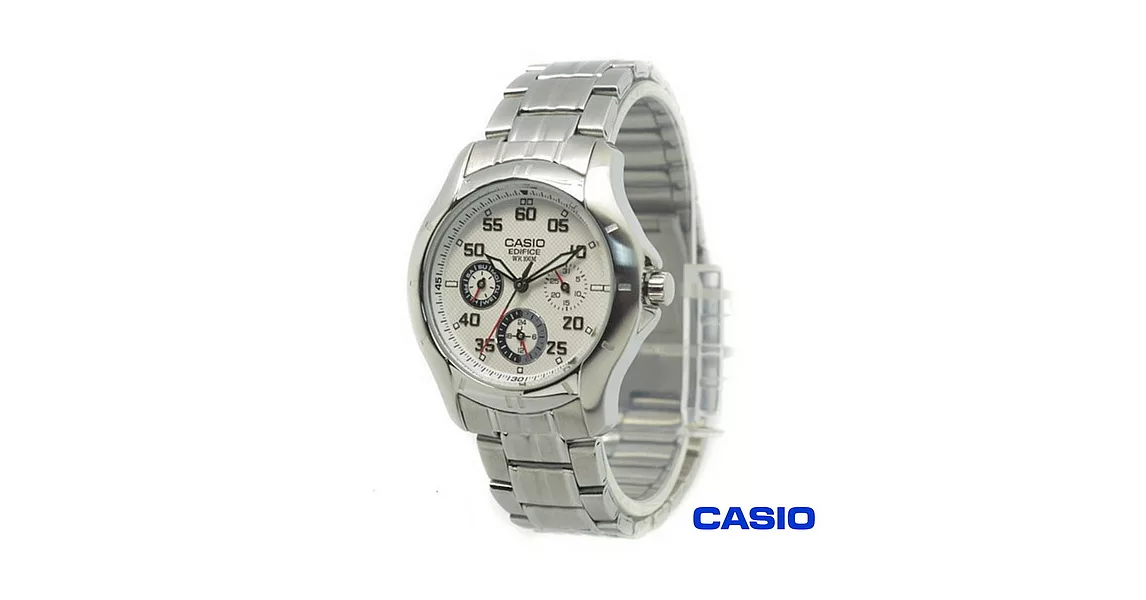 CASIO 日系卡西歐EDIFICE 三環時尚錶 EF-317D-7A