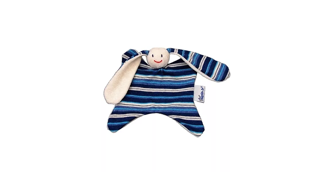 荷蘭Keptin-Jr，有機棉Organic超軟搖鈴安撫玩偶巾Doggo-Blue