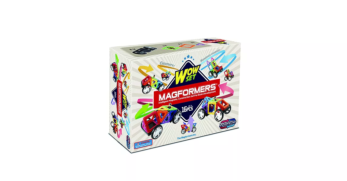 Magformers磁性建構片-迷你車