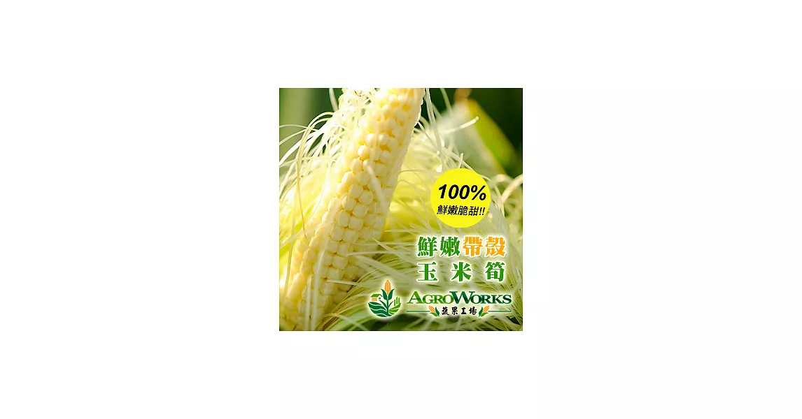 【蔬果工場】 鮮嫩脆甜帶殼玉米筍(12斤)