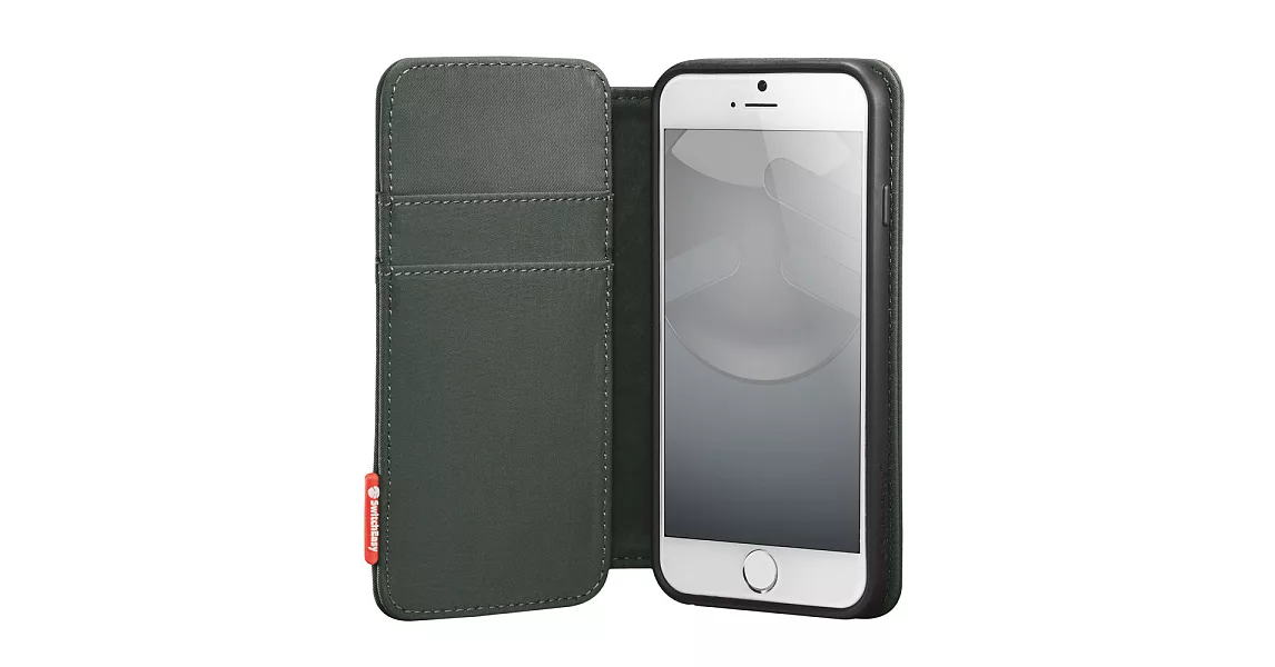 SwitchEasy LifePocket iPhone 6 4.7吋 側翻可立皮夾式保護套-太空灰
