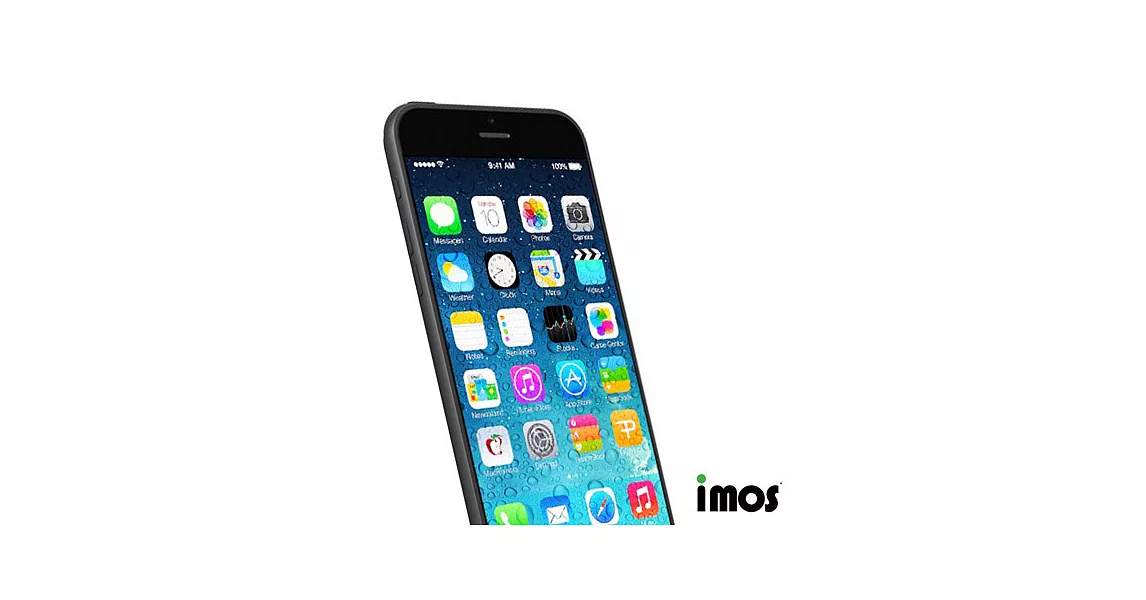 iMos iPhone6 4.7吋 超抗潑水疏油效果保護貼透明亮面