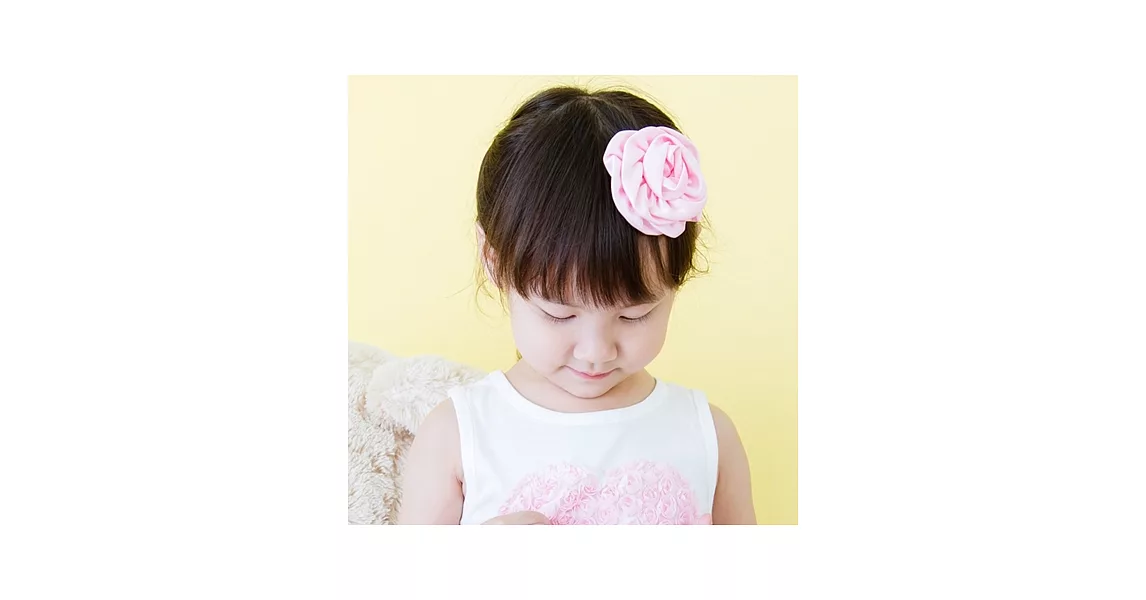 Cutie Bella玫瑰Rose髮夾-Pinky