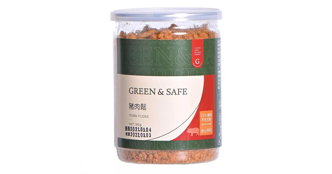 【永豐餘生技GREEN & SAFE】豬肉鬆