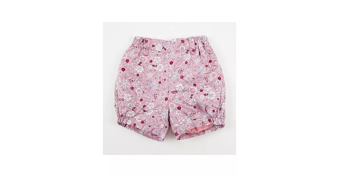 【愛的世界】MYBABY小兔花園系列磨毛燈籠褲-台灣製-105粉紅色