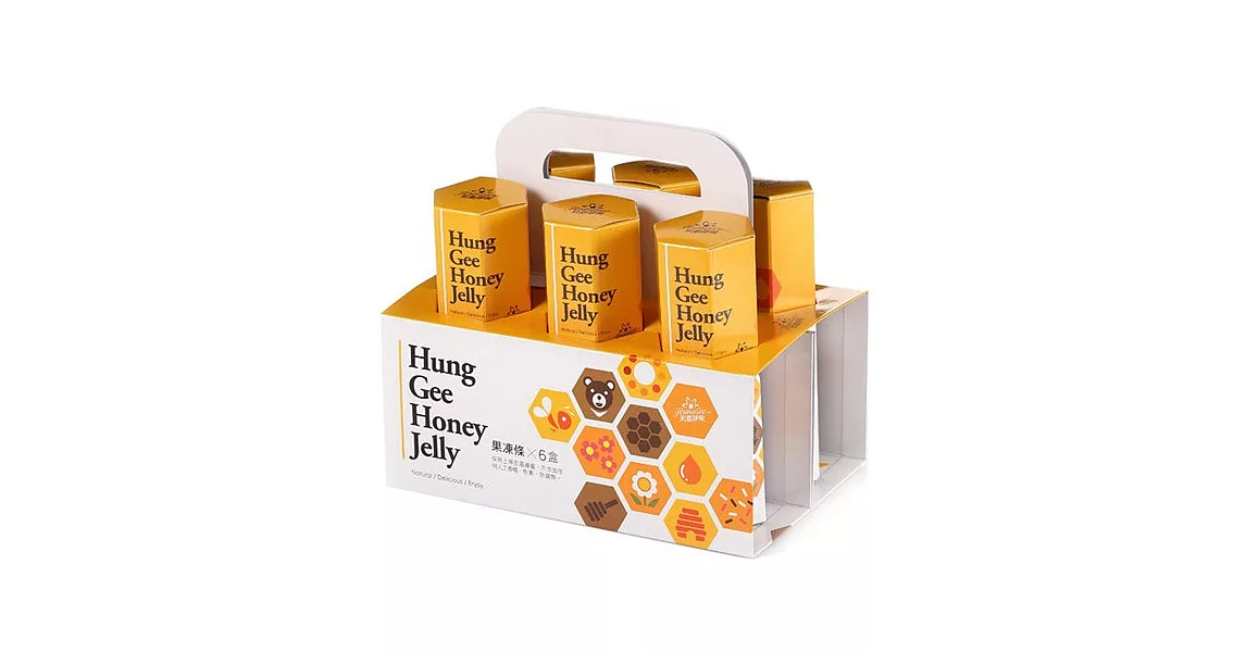 《宏基》蜂蜜果凍條禮盒(6入/盒，共兩盒)