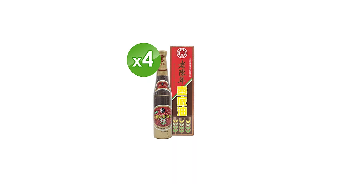 【丸吉】老陳年 純釀甲等壼底油膏420ml (4入)