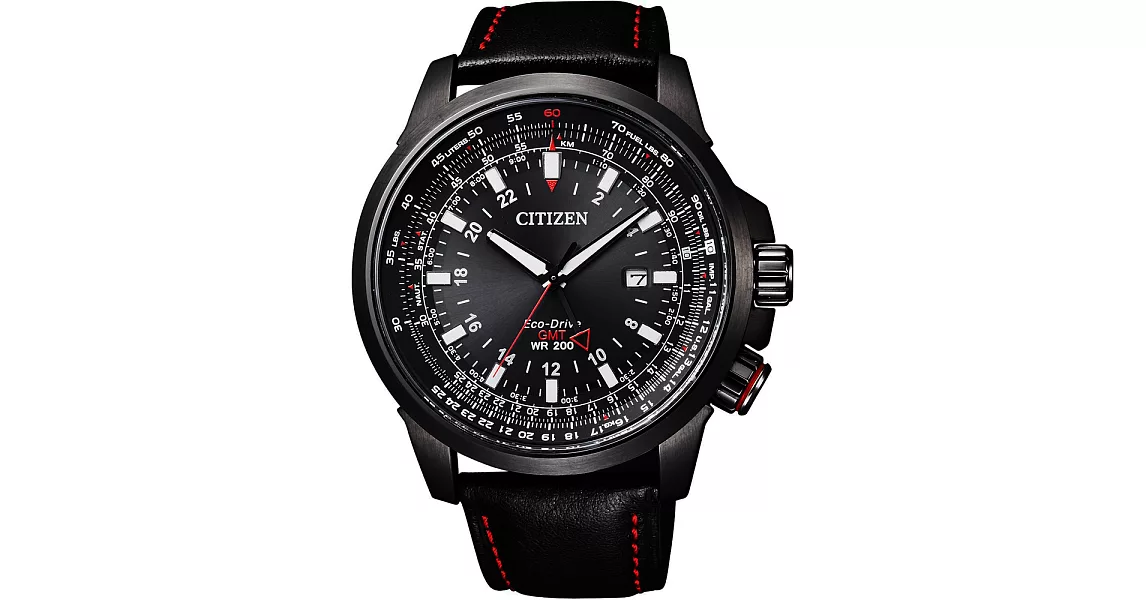 CITIZEN PROMASTER SKY系列的新一代型格機師錶-皮帶x黑