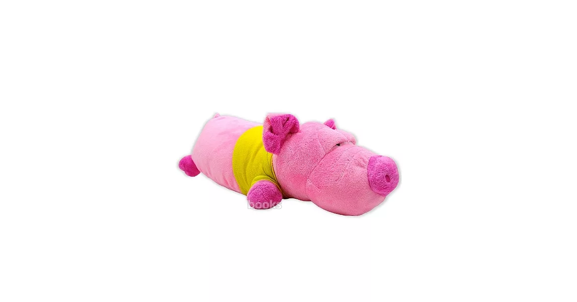 頑皮動物園【粉紅豬】長形小抱枕