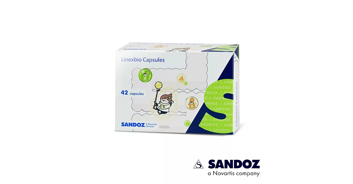 【德國山德士SANDOZ-諾華製藥集團】神益益生菌x4盒(42顆/盒)