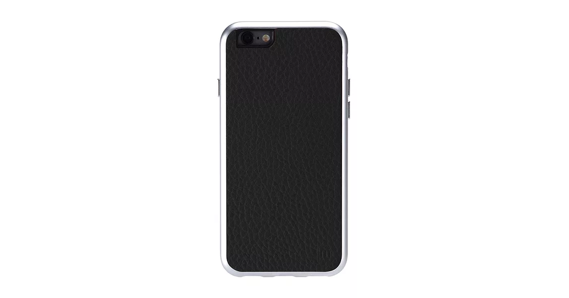 Just Mobile AluFrame Leather™ iPhone 6 精緻鋁框真皮手機殼-黑色