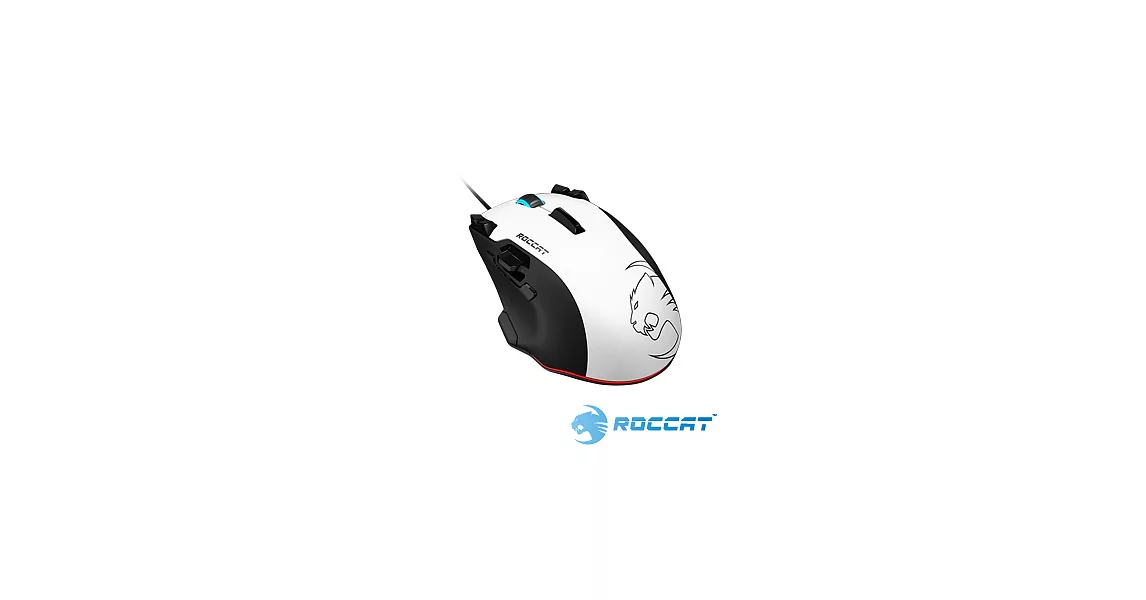 ROCCAT Tyon 雷射電競滑鼠-白