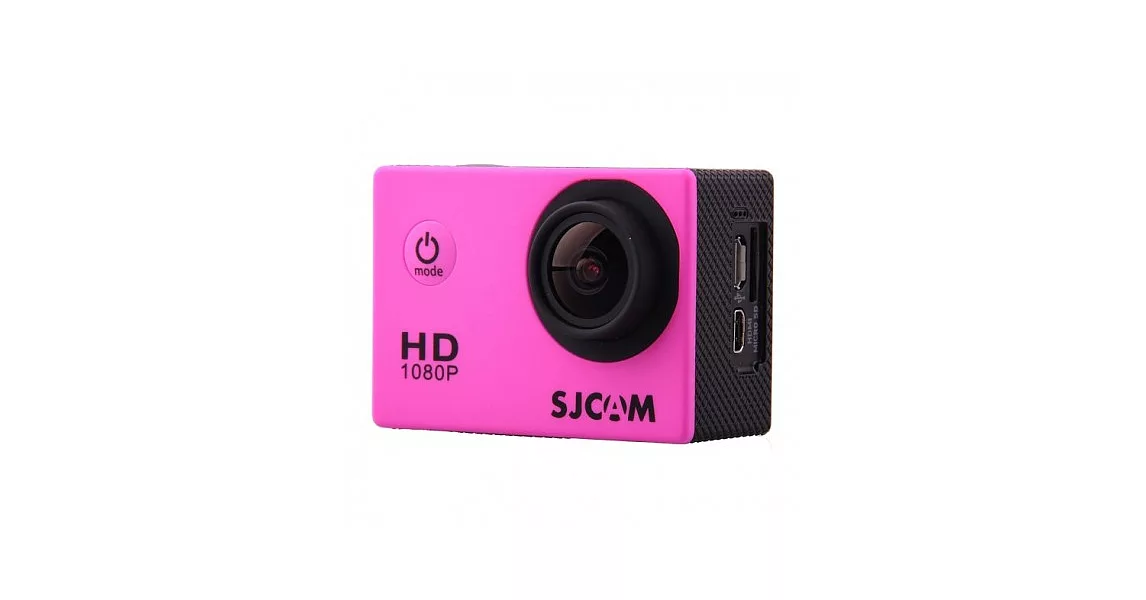 SJCAM 原廠 SJ4000 1080P 運動型攝影機 多色可選 弘豐公司貨保固一年 送原廠電池一顆粉紅色