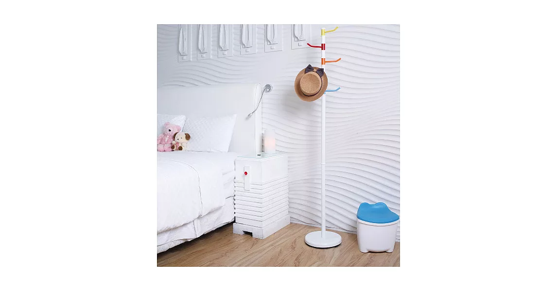 【方陣收納MatrixBox】 彩姿繽紛童趣衣帽架REC-795