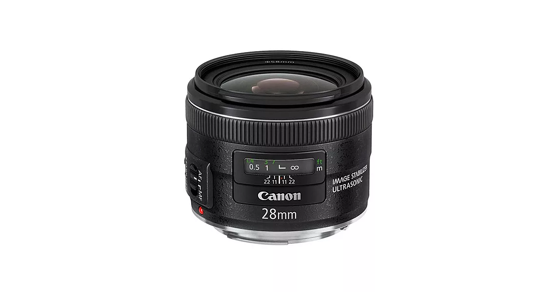 (公司貨)Canon EF 28mm F2.8 IS USM 廣角定焦鏡頭-送TOKO濾鏡(58)+大吹球清潔組+LP1專業拭鏡筆