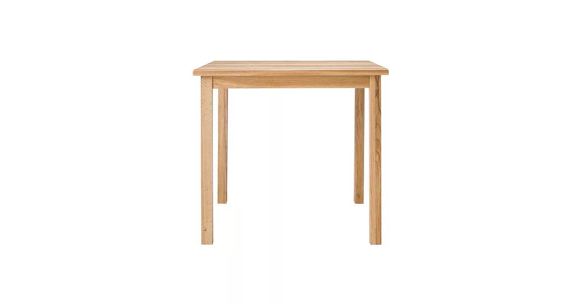 [MUJI 無印良品]無垢材餐桌/橡木/80cm