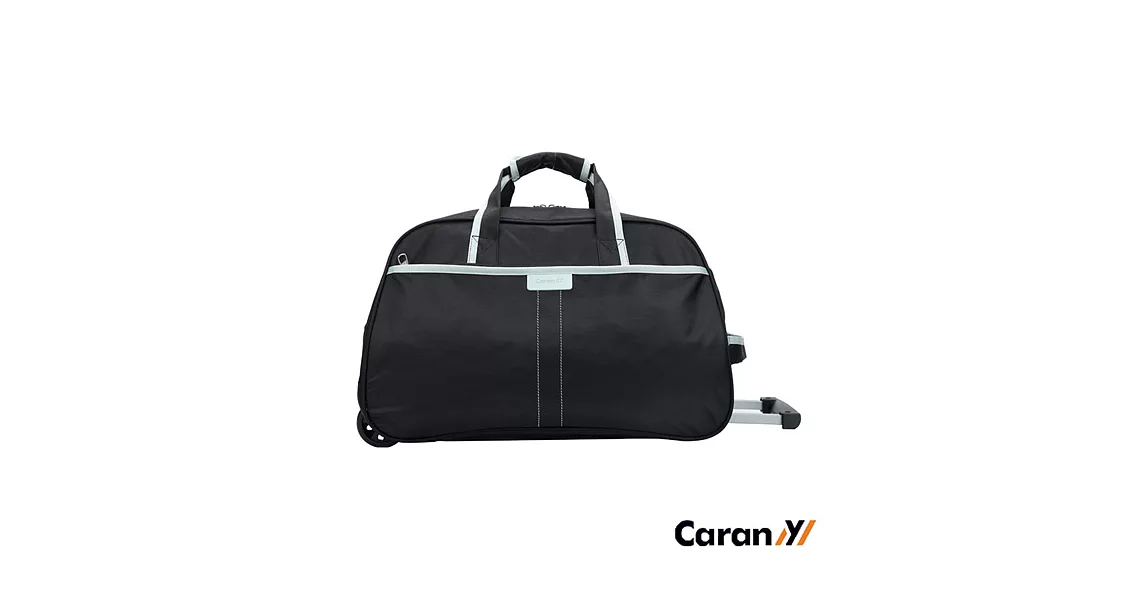 CARANY 卡拉羊 時尚休閒大容量旅行拉桿包 行李包 手拎包 (黑) 58-0001