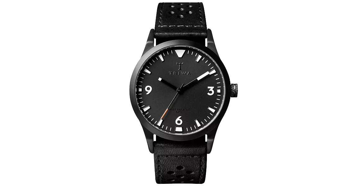 TRIWA Sort of Black 系列  北歐葛羅風情時尚腕錶-黑