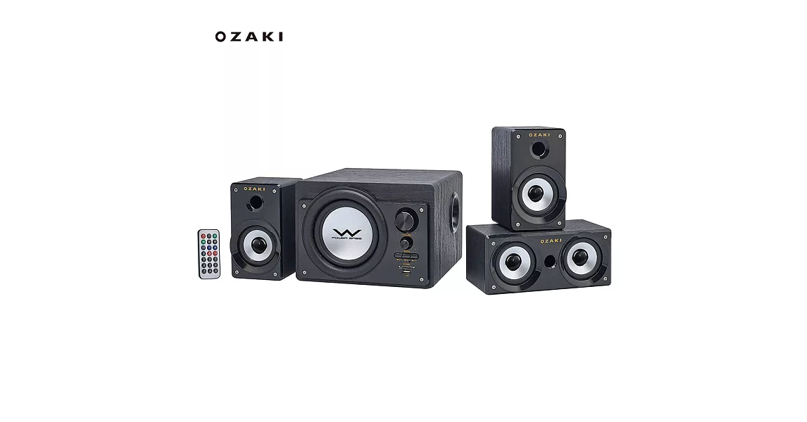 OZAKI 新一代3.1聲道CS3150R 風潮機喇叭