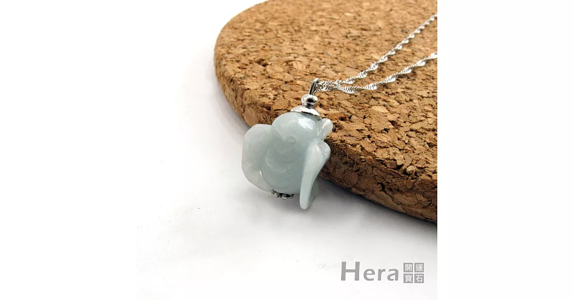 【Hera】赫拉 頂級天然A貨翡翠精雕蝙蝠項鍊