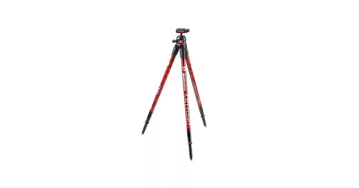 Manfrotto Off Road Tripod 戶外極輕三腳架/紅色