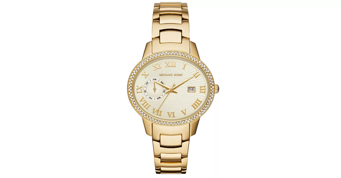 Michael Kors 古典韻味時尚腕錶-金