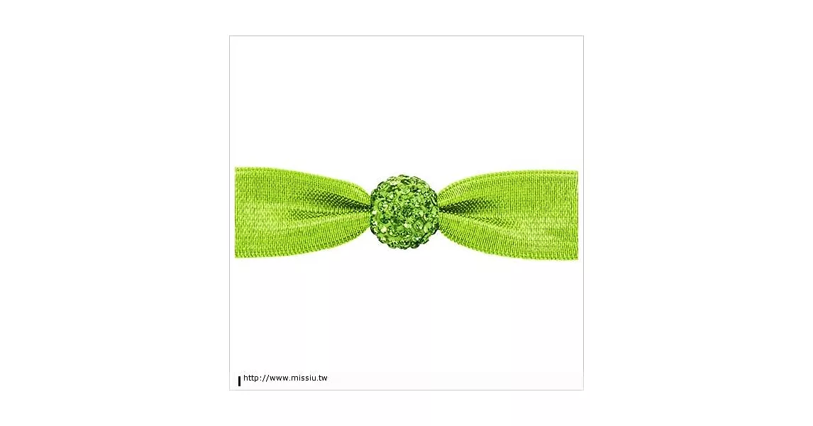 EMI❤JAY 美國知名手工髮飾手環 Crystal Beads - Green Apple