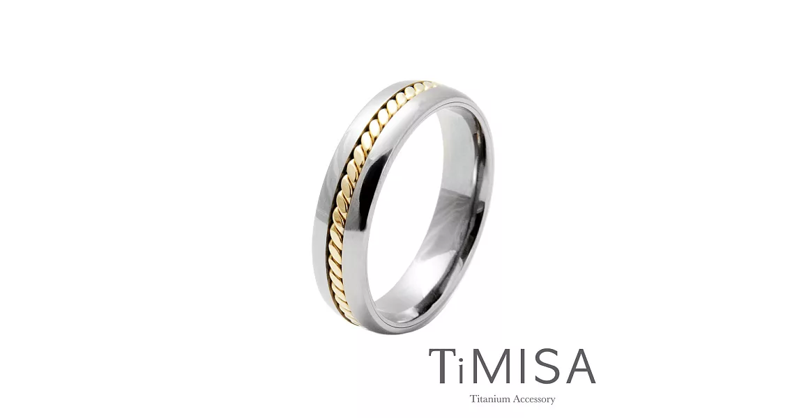 TiMISA《鎖住愛情》純鈦戒指
