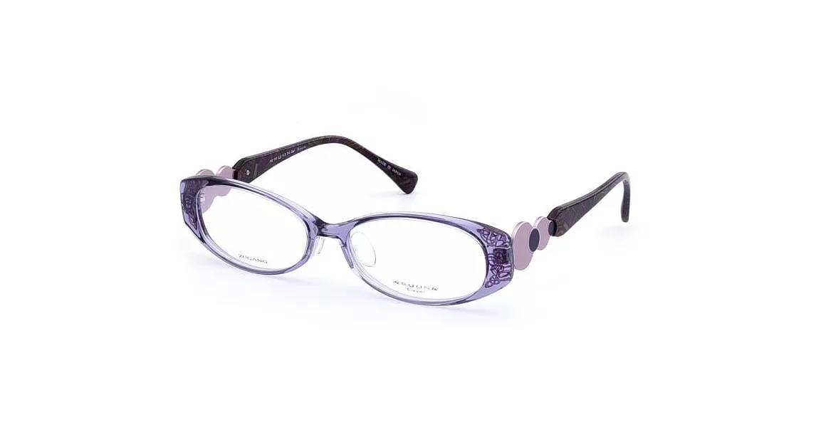 【大學眼鏡】syun kiwami 都會典雅 精湛工藝 日系橢圓平光眼鏡KM1358L-53/824紫