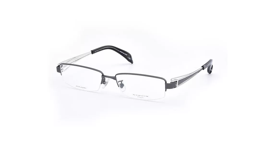 【大學眼鏡】syun kiwami 都會商務 精湛工藝日系半框平光眼鏡KM1552M-54/1402槍