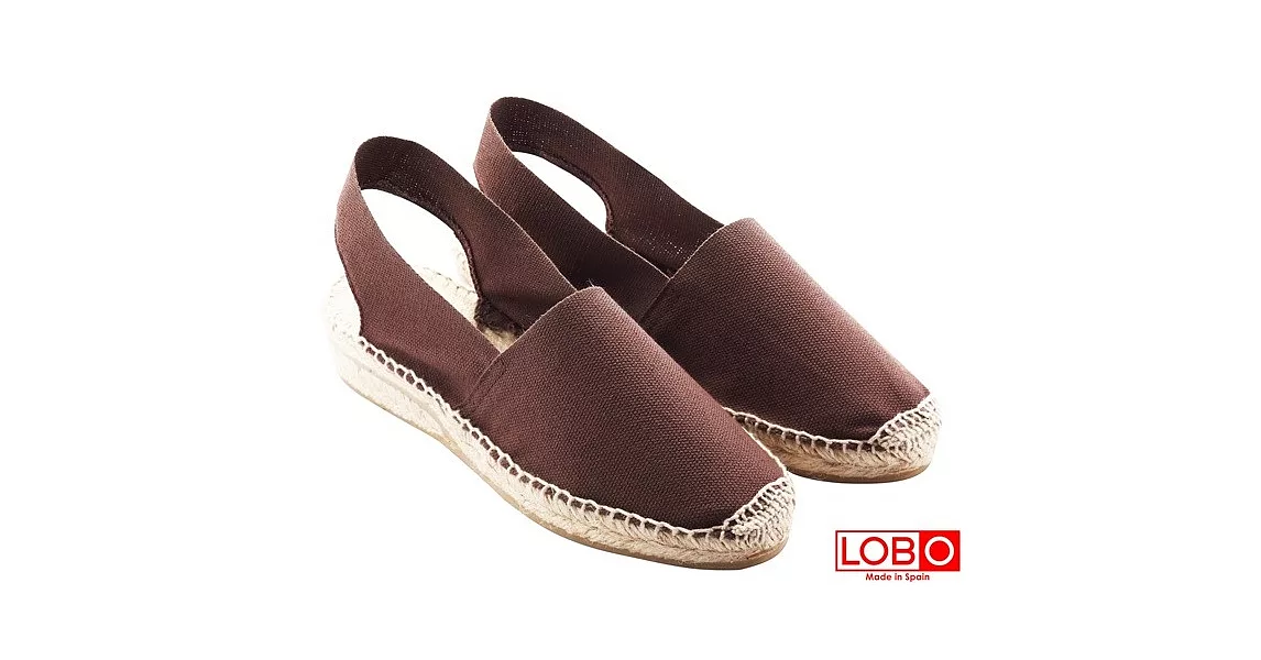 【LOBO】西班牙百年品牌Sandalia楔型低跟草編鞋-咖啡41咖啡