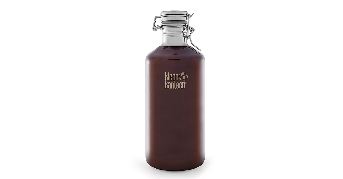 美國Klean Kanteen快扣不鏽鋼瓶1900ml-深琥珀