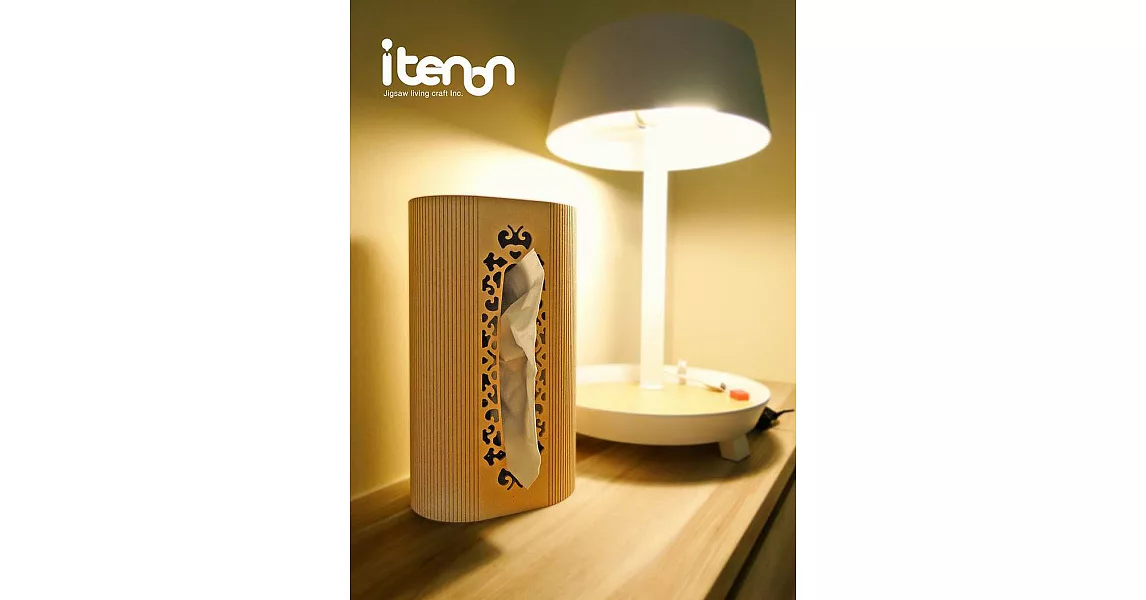 itenon洛可可古典面紙盒-橢圓頂雕風格