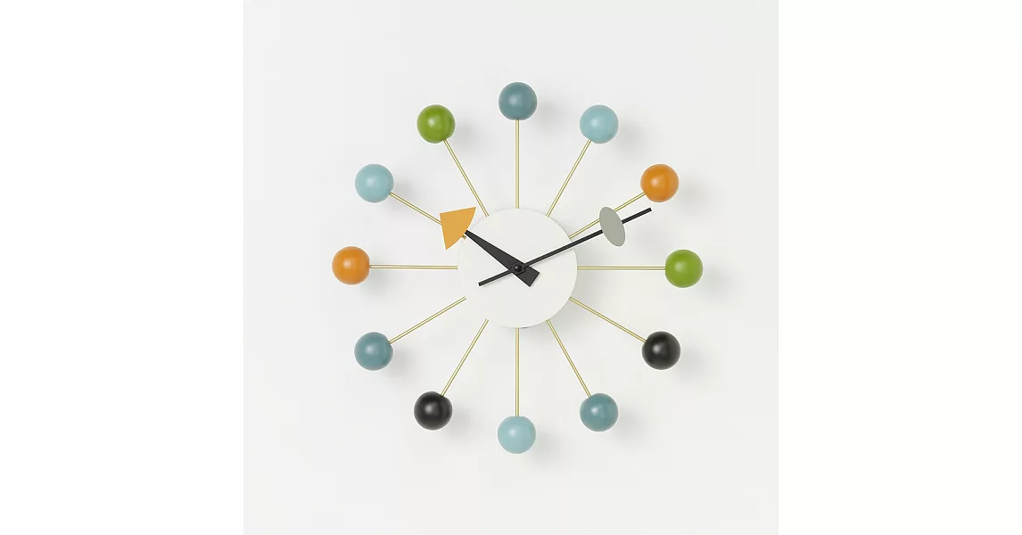 Vitra Ball Clock 球星掛鐘（彩色）