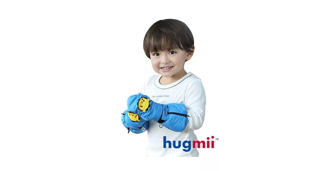【hugmii】動物造型兒童保暖加長型手套滑雪手套_獅子L(適7-10歲)