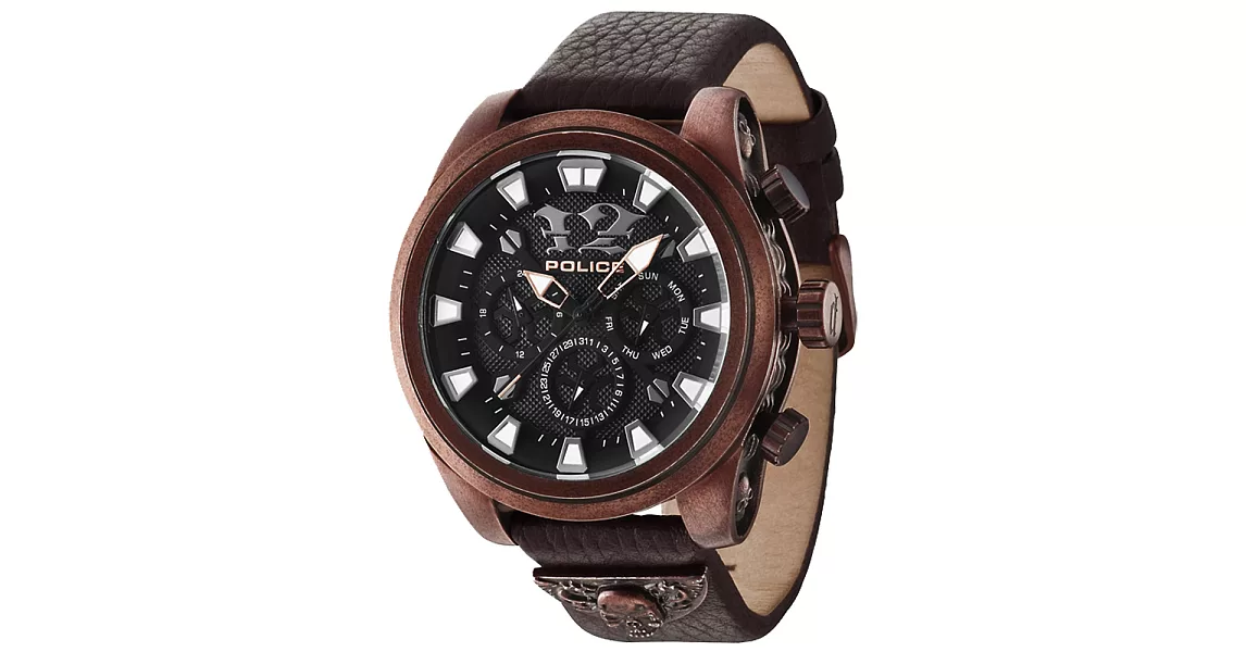 POLICE 墮落與救贖個性腕錶-墮落銅