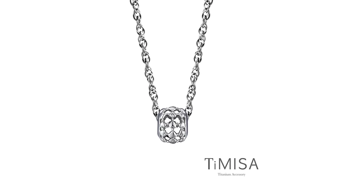 TiMISA《心相隨》純鈦串飾項鍊(SB)