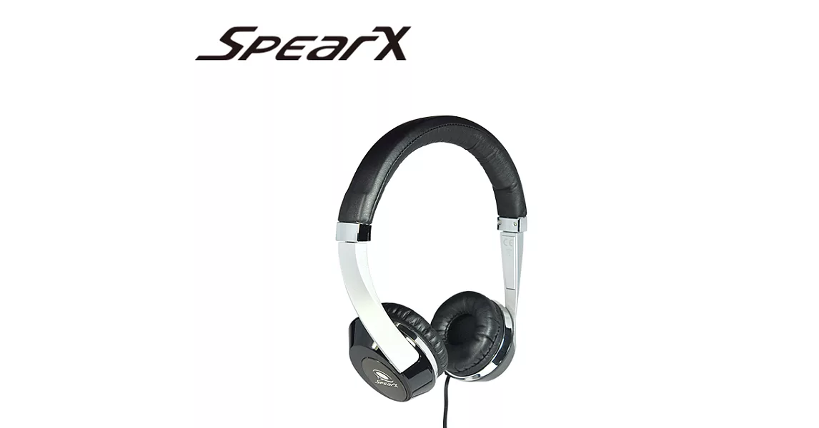 SpearX繽紛時尚輕巧MH-121好聲音x耳罩式耳機(黑)