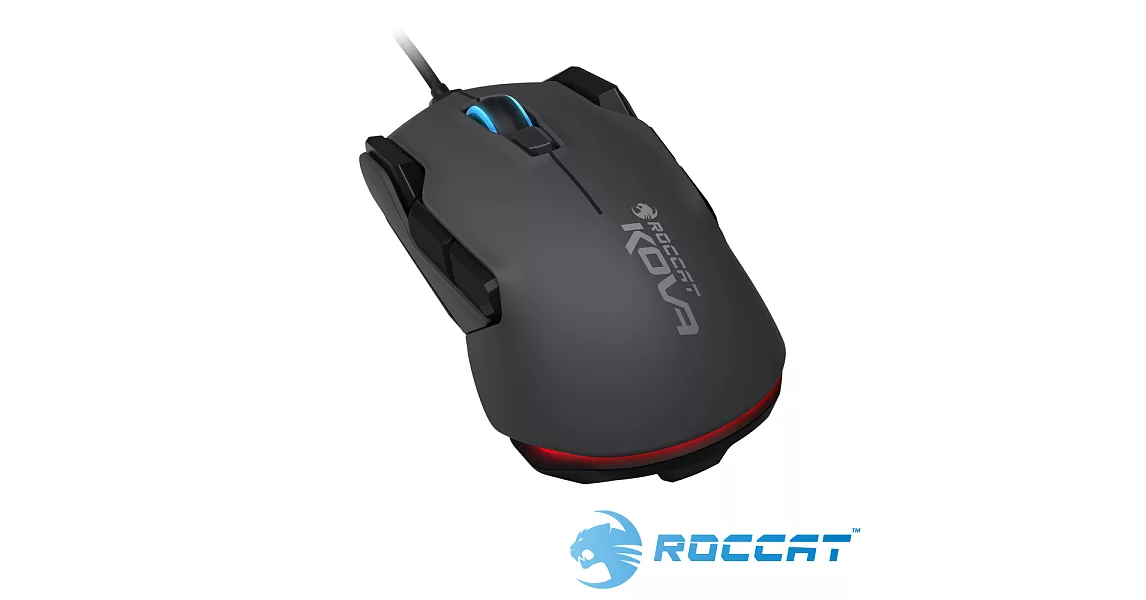 ROCCAT NEW KOVA 光學電競滑鼠-黑