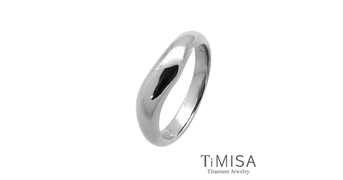 TiMISA《動感心情》純鈦戒指