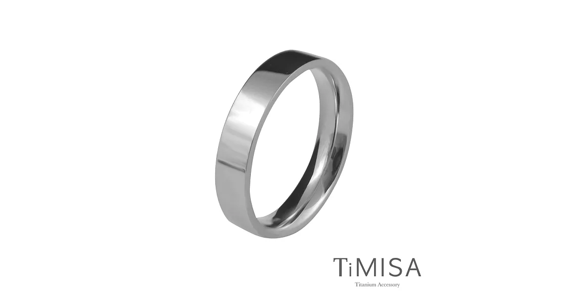 TiMISA《簡約時尚》細版(雙色) 純鈦戒指原色
