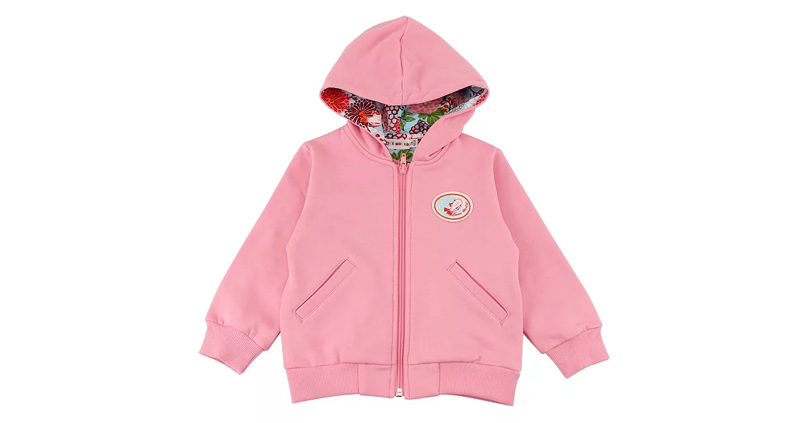 【愛的世界】連帽休閒外套-台灣製-115粉紅色