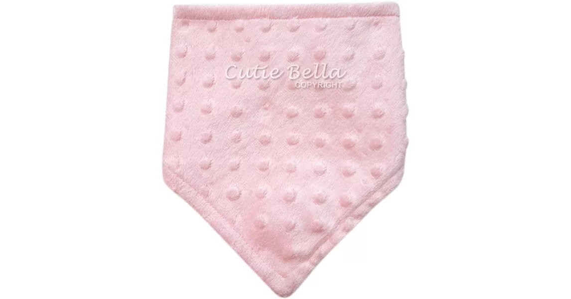 Cutie Bella豆豆領巾圍兜Coral