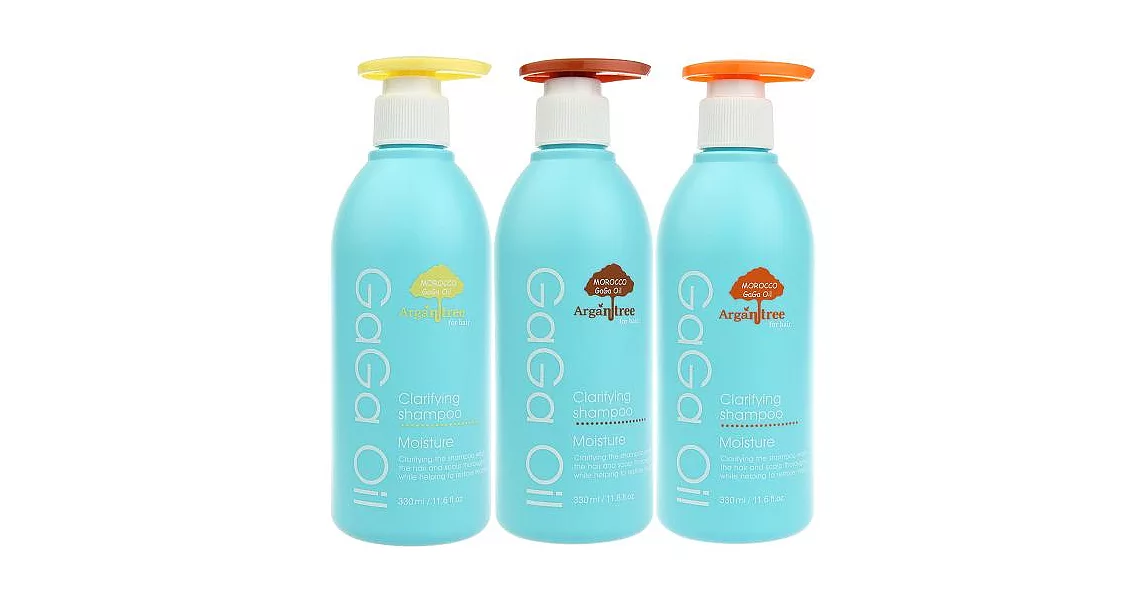 【Morocco GaGa Oil】PH5.5量身訂做洗髮精330mlX3入組(多款可選)1