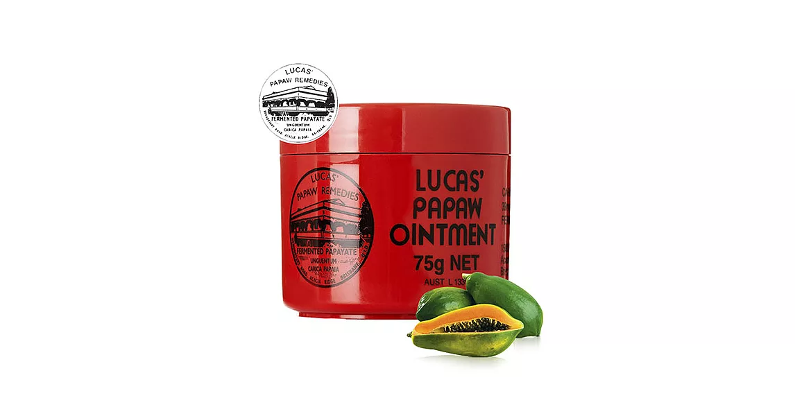 澳洲木瓜霜 Lucas Papaw Ointment 原裝進口正貨 (75g/瓶，共1入)