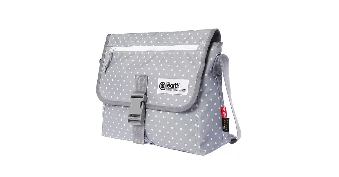 韓國包袋品牌 THE EARTH - DOT CROSS BAG (Grey) CORDURA系列 圓點防水斜背包 (灰)