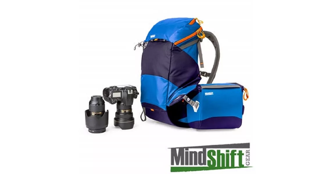 MindShift MS221 全景登山相機背包 22L 水藍/簡配